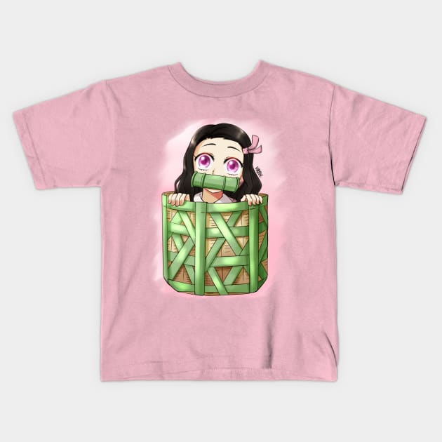 Baby Nezuko Kids T-Shirt by Hayde